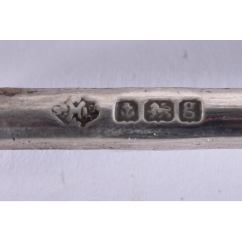 125 - A COLLECTION OF SILVERWARE. Weighable silver 140 grams. (qty)