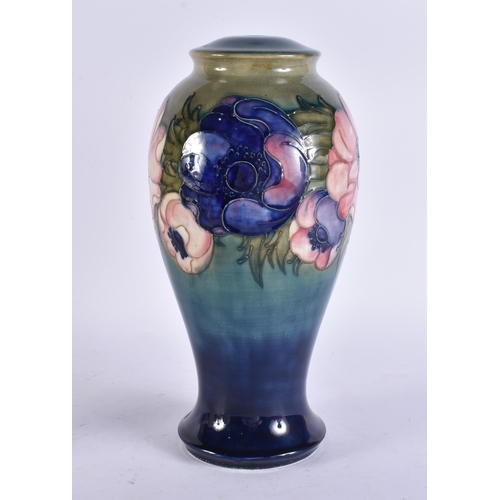 108 - A MOORCROFT POTTERY LAMP. 32 cm high.