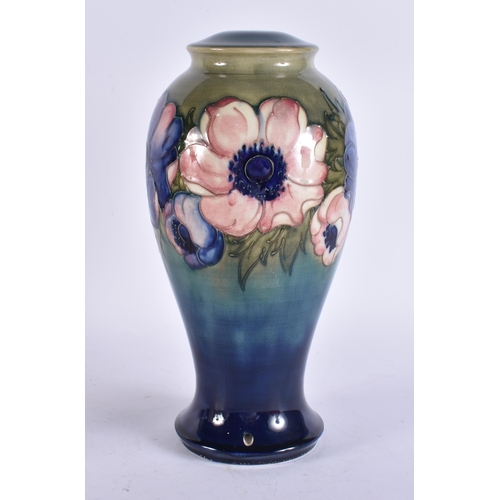 108 - A MOORCROFT POTTERY LAMP. 32 cm high.