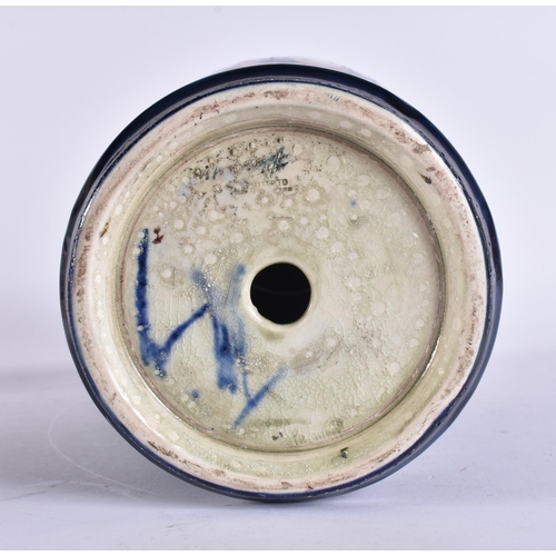 108 - A MOORCROFT POTTERY LAMP. 32 cm high.