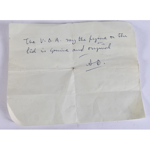 149 - AN UNUSUAL EARLY 18TH CENTURY EUROPEAN PEWTER GUILD VASE AND COVER C1711. 47 cm high.