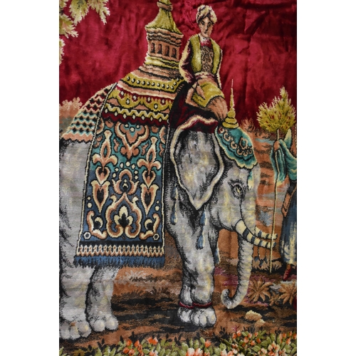 62 - A LARGE EMBROIDERY etc. (qty)