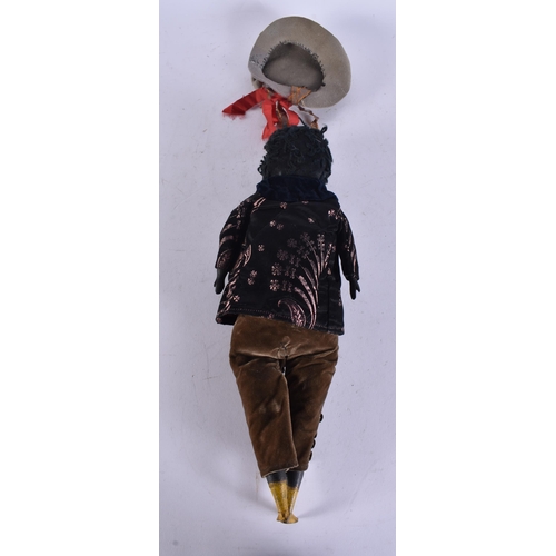 72 - AN UNUSUAL VINTAGE DOLL. 34 cm long.