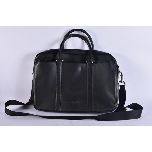 78 - A COACH LEATHER HANDBAG. 44 cm wide.