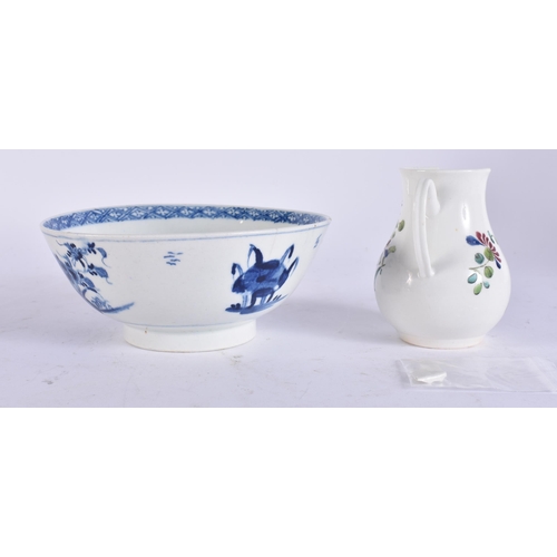 93 - AN INTERESTING 18TH CENTURY ENGLISH PORCELAIN BOWL Ex Sutherland Collection, Ex Anton Gabszewicz, to... 