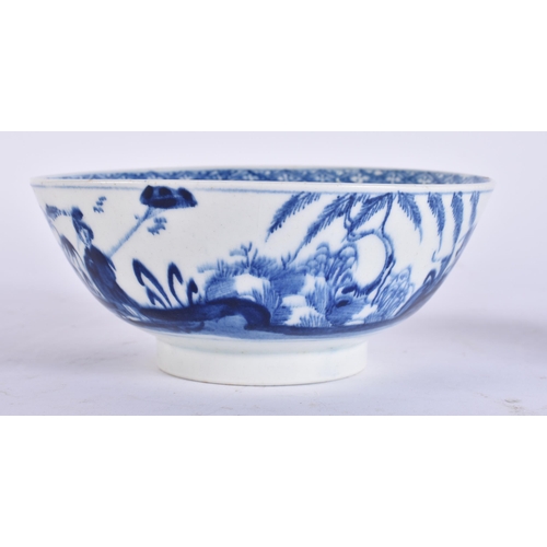 93 - AN INTERESTING 18TH CENTURY ENGLISH PORCELAIN BOWL Ex Sutherland Collection, Ex Anton Gabszewicz, to... 