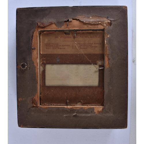 125 - European School (19th Century) Pair, Watercolours, Monkeys riding pigs. 22 cm x 20 cm, image 13 cm x... 