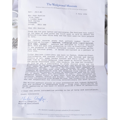 3666 - A Wedgwood ceramic 6 person tea service 