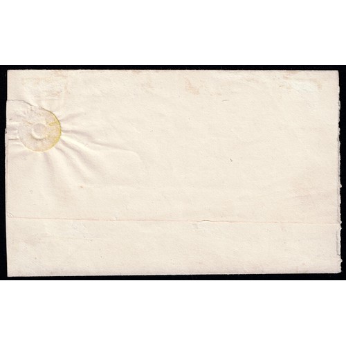 93 - GB 1841 1d red black plate 5 PA STATE THREE vfu worn plate Newport wrapper (no sideflaps) sg7 Spec.A... 