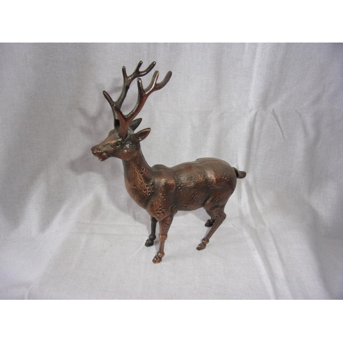 130 - Novelty lighter stag 15cm long