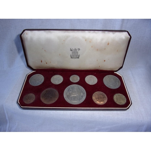 62 - Royal Mint coronation coin collection 1953 boxed