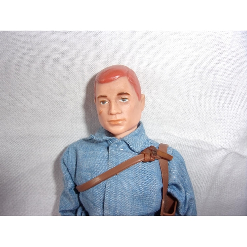 97 - Rare 1960s red headed Action Man