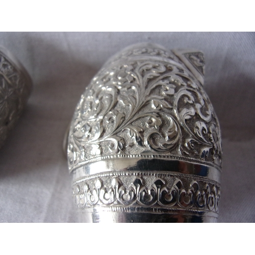 148 - x2 Indian silver jug & cup 182g