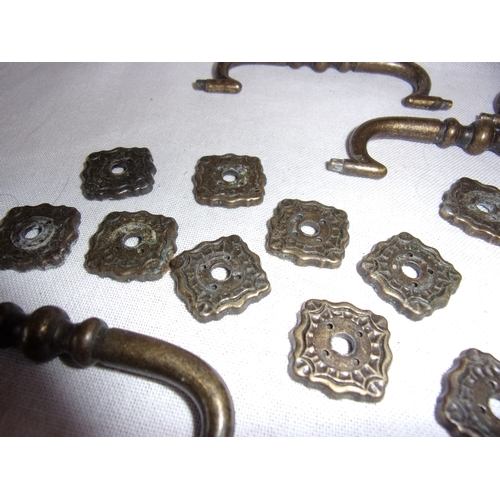 93 - Set of 6 Victorian draw handles