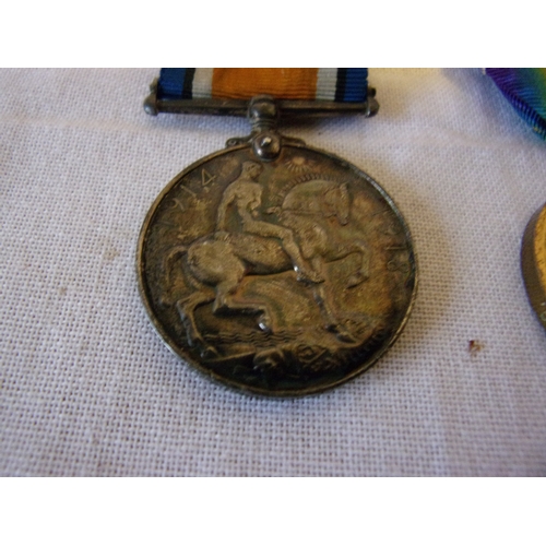 245 - WWI trio of medals m2-077445 H.A.Palmer corporal ASC