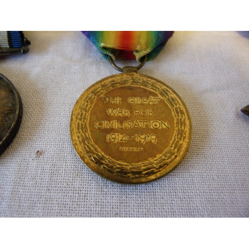 245 - WWI trio of medals m2-077445 H.A.Palmer corporal ASC