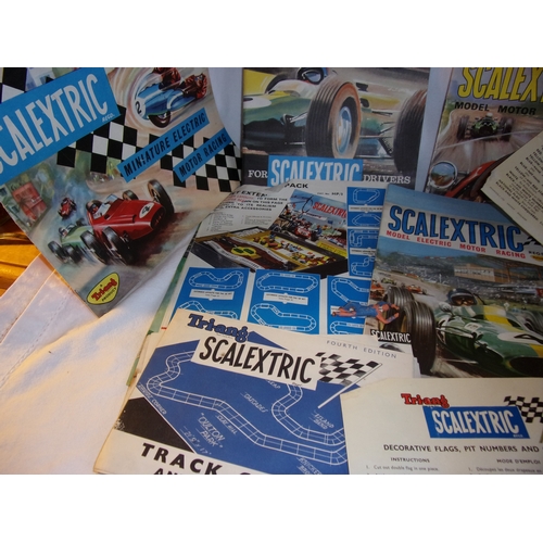 188 - 1960s Scalextric books & original stickers