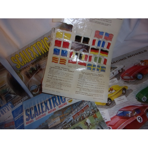 188 - 1960s Scalextric books & original stickers