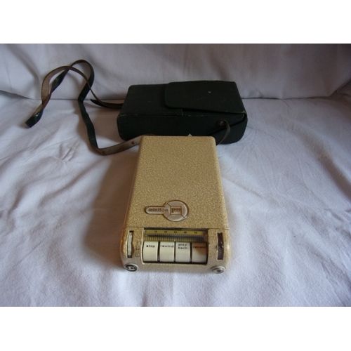 5 - Minifon P55 1950s spy wire recorder