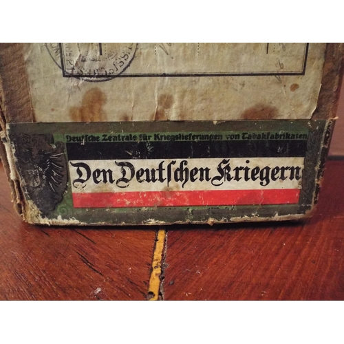 120 - WW1 German Christmas cigarette box