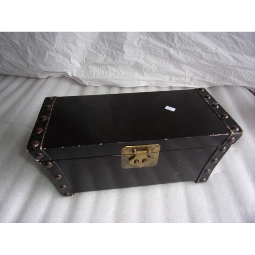 310 - Studded wooden box