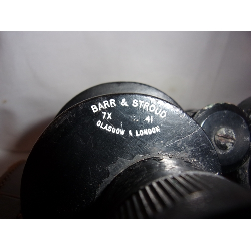 261 - WW2 Barr and Stroud 7x CF41 Military binoculars