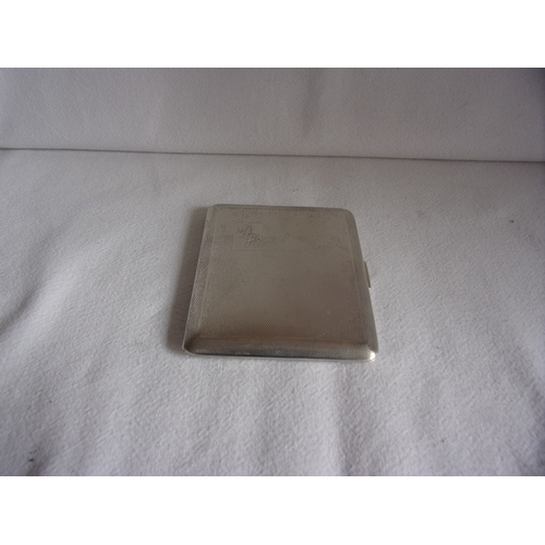 135 - HM silver cigarette case - c1963