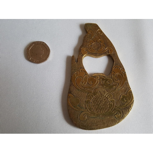 295 - brass bottle opener