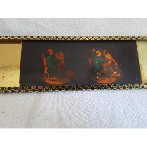 301 - 3 double magic lantern slides