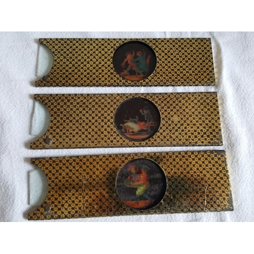 301 - 3 double magic lantern slides