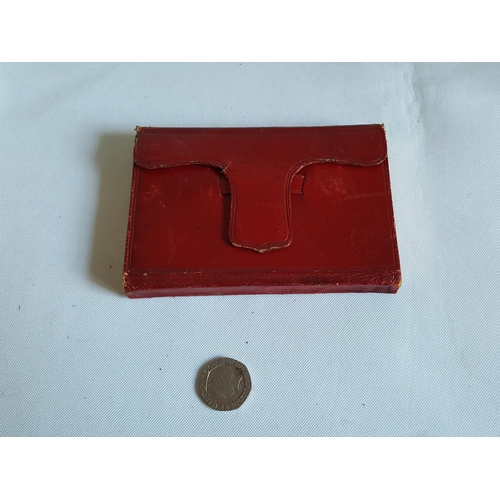 157 - 1892 leather diary unused