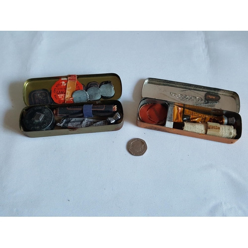 158 - 2 vintage puncture repair kits