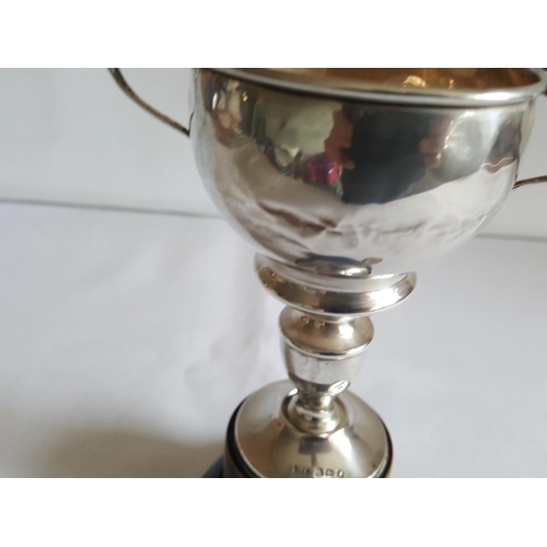 167 - HM silver trophy c1923