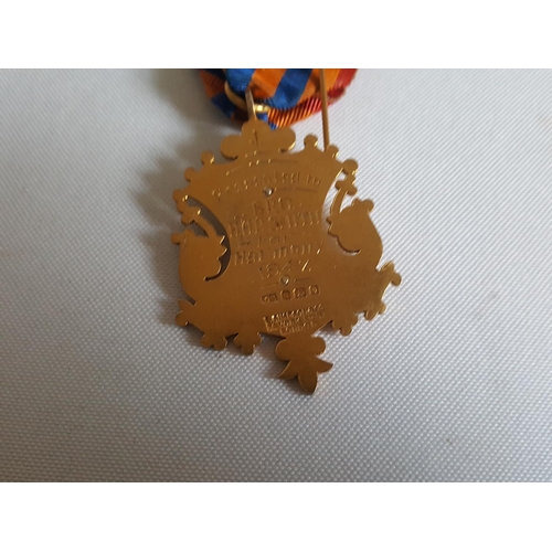 201 - HM silver masonic medal jewel c1931