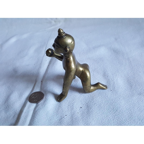 290 - brass Asian figure