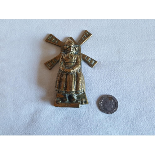 312 - reclaimed brass door knocker