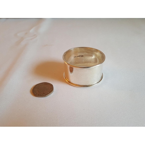 319 - sterling silver napkin ring