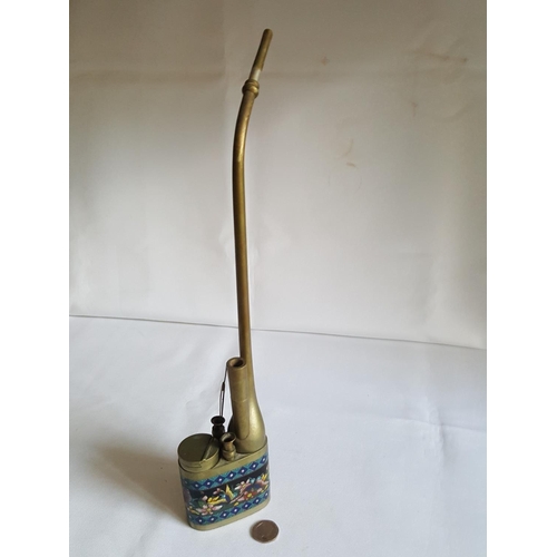 331 - large brass piper