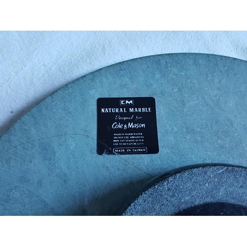 337 - Cole & Mason marble lazy susan