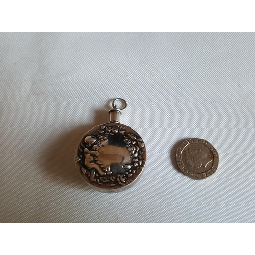63 - 925 silver perfume bottle