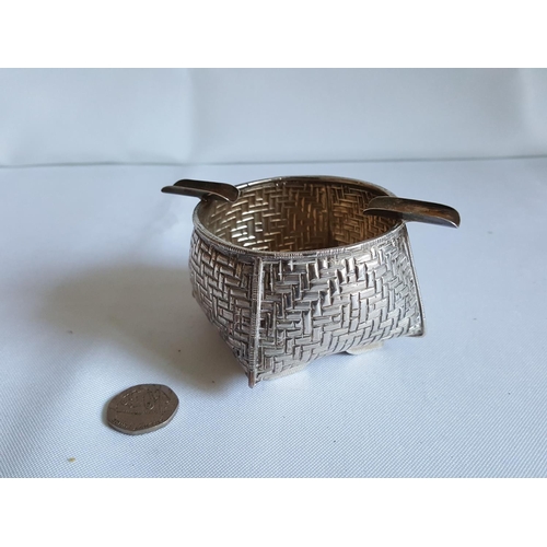 71 - HM Malaysian silver ashtray