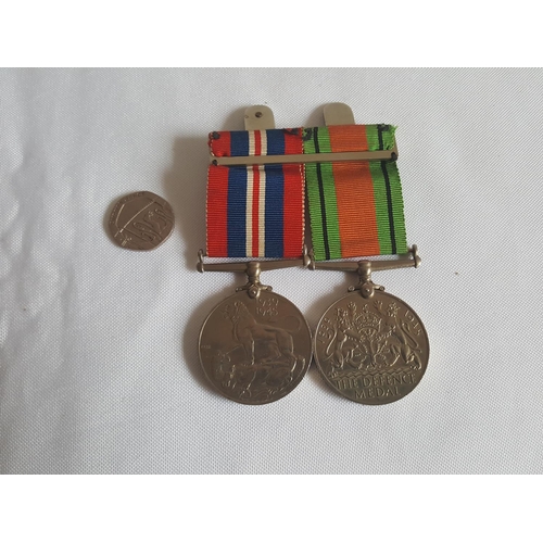 118 - WW2 medals on bar