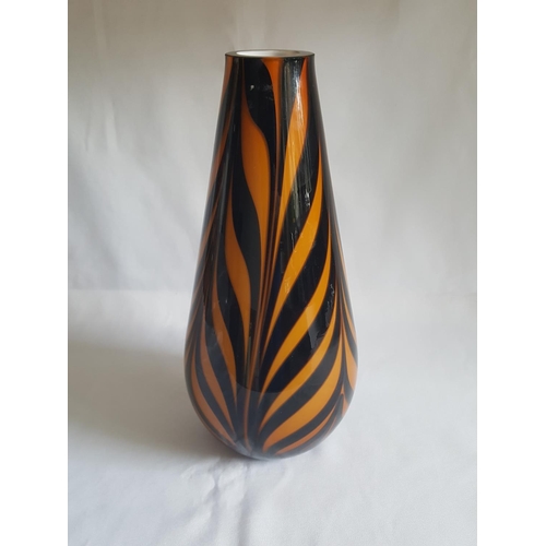 21 - layered art glass vase 30cm