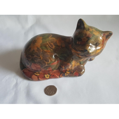 22 - 17cm paper covered cat