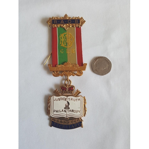 46 - masonic medal Secretary