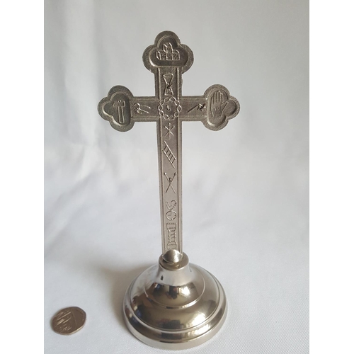 67 - masonic crucifix altar stand