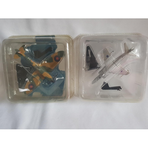 7 - 2 diecast planes