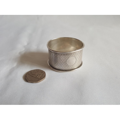 78 - HM silver napkin ring c1927