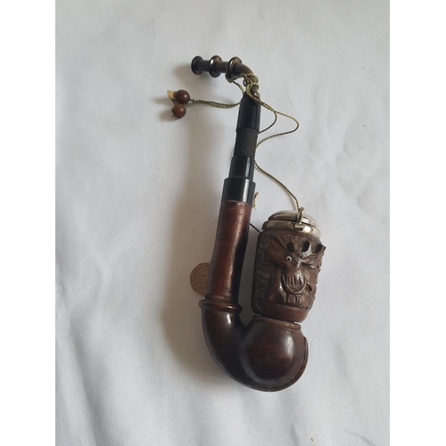 98 - black forest carved pipe