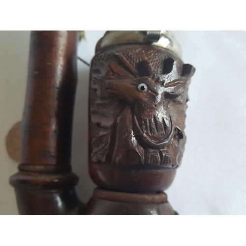 98 - black forest carved pipe